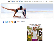 Tablet Screenshot of lifeplusfitness.com